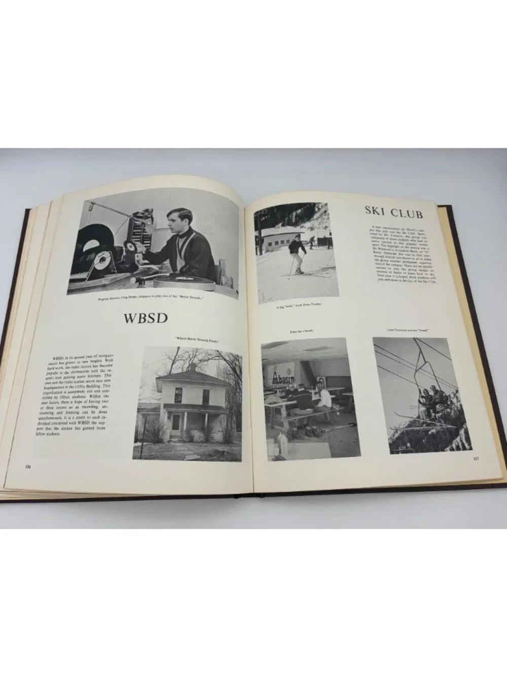 1968 Olivet College Oaks Yearbook Michigan Vintage Hardcover Campus Life History